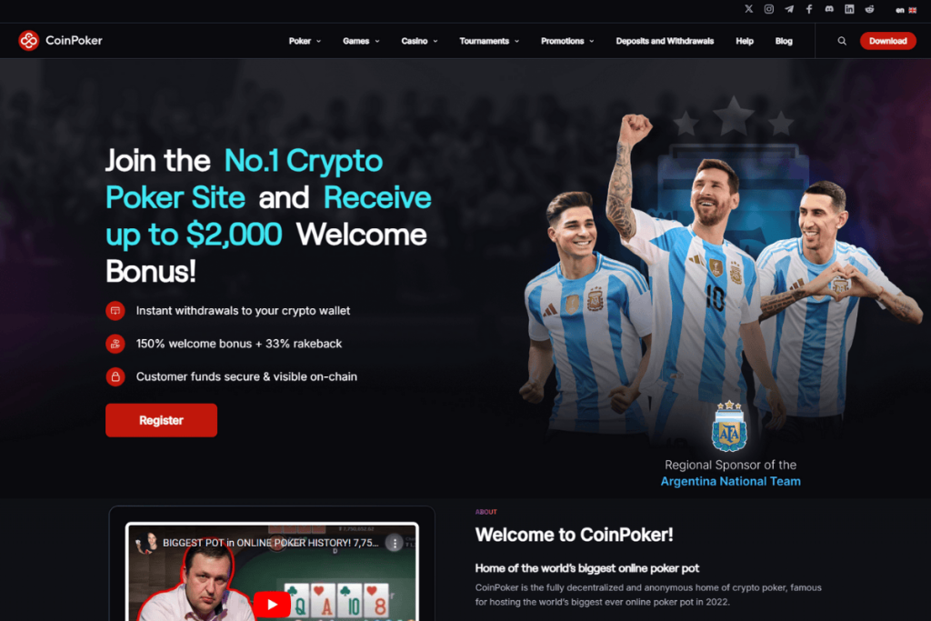 coinpoker online casino